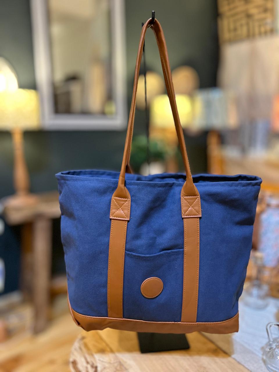 LARGE CANVAS TOTE BAG