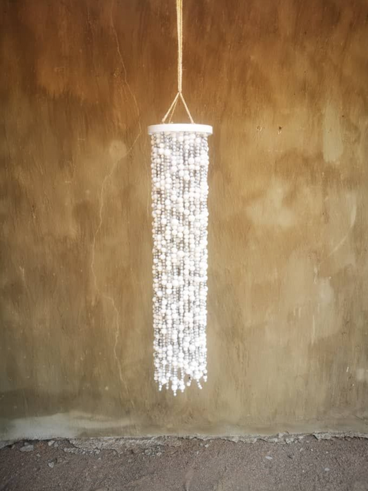 Katundu small clay bead chandelier