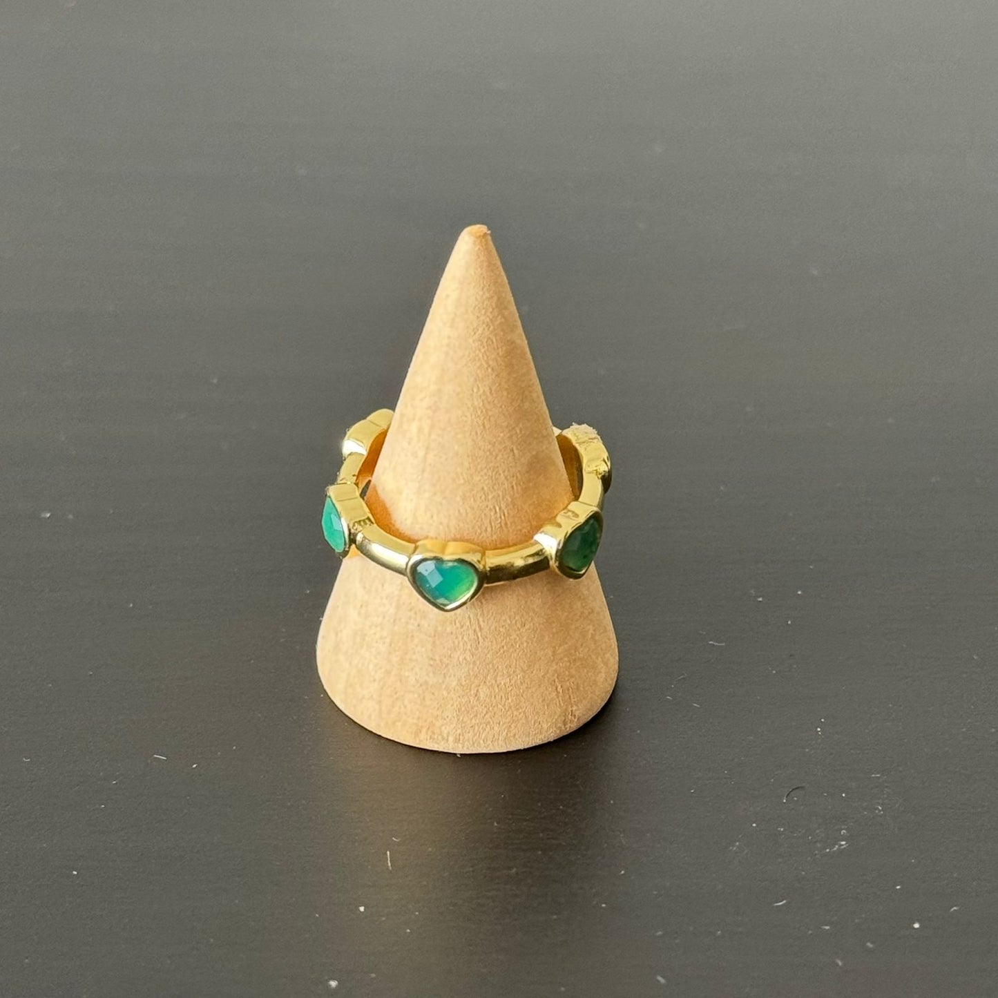 estones esr163 green beryl ring