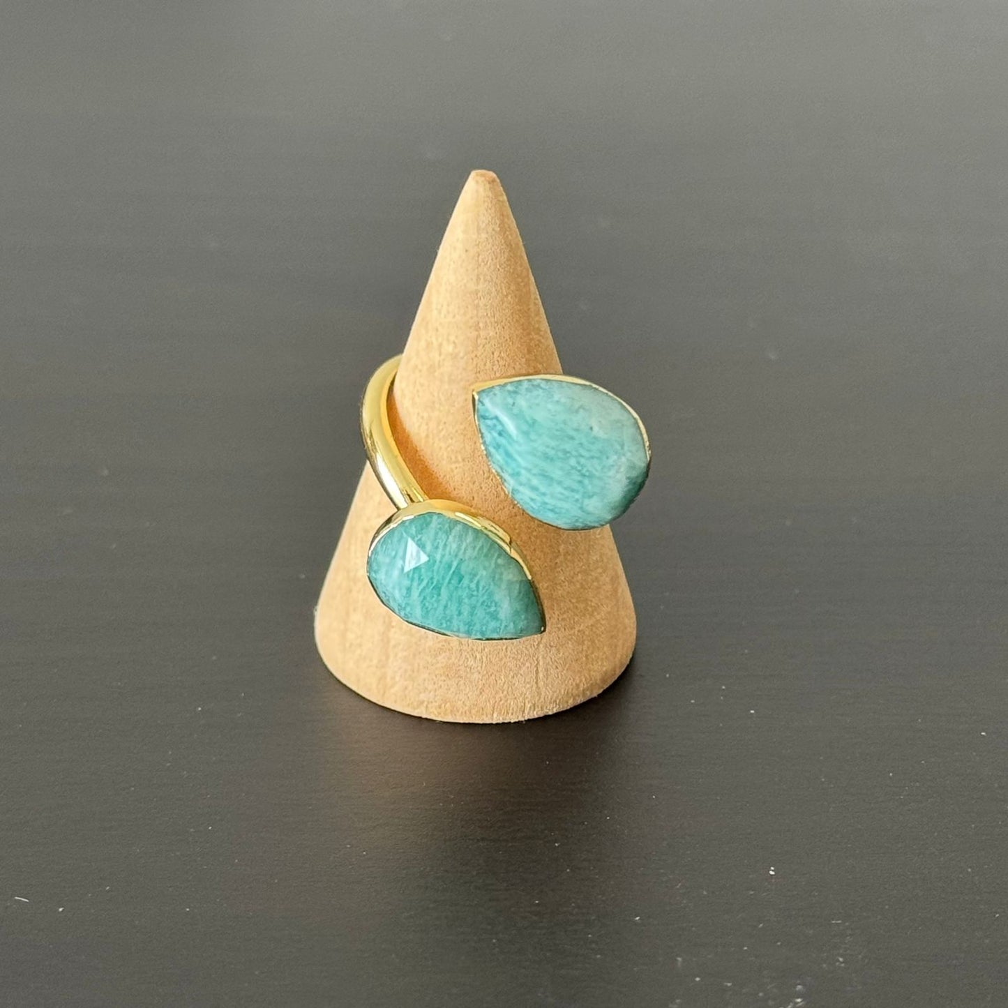 estones esr155 amazonite ring