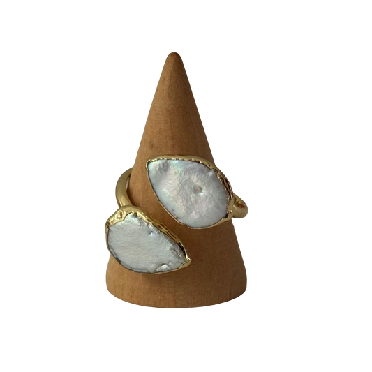 estones esr092 baroque pearl ring