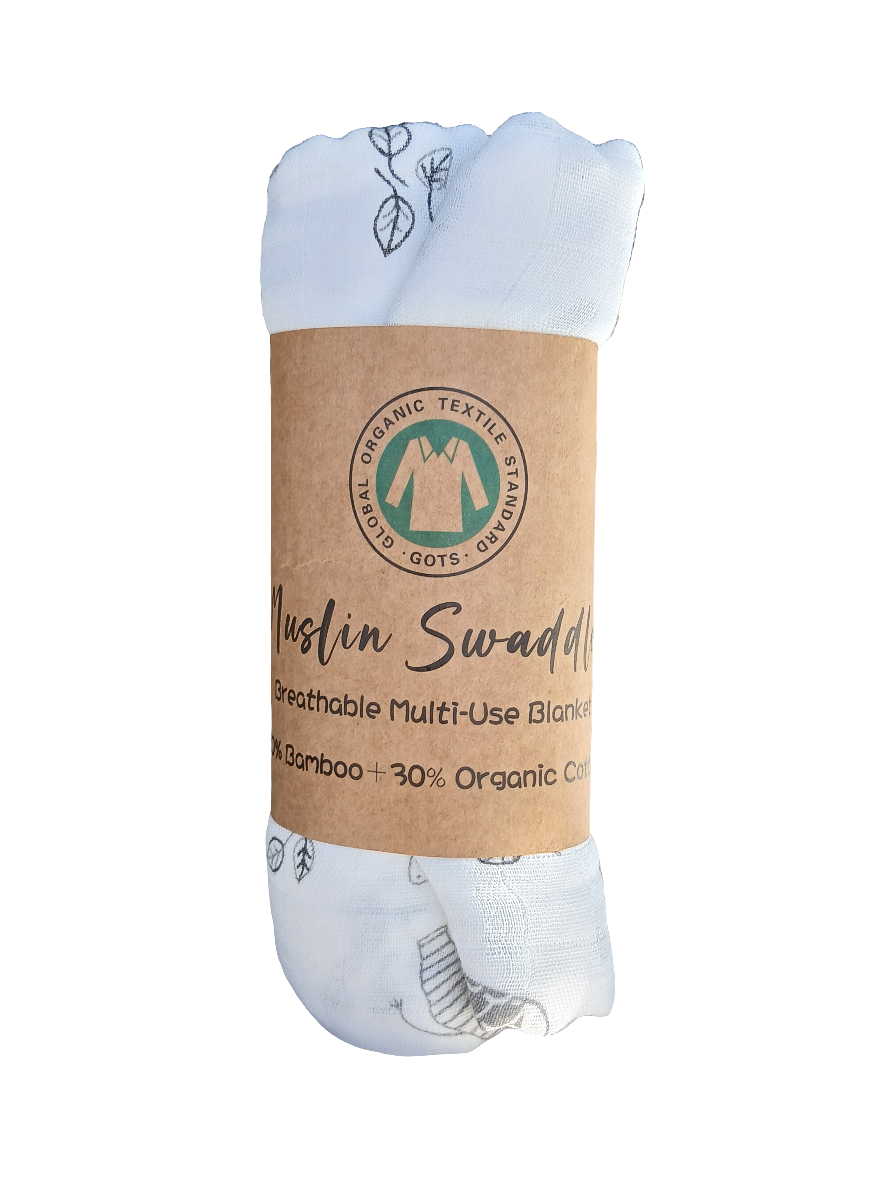 Organic baby swaddle