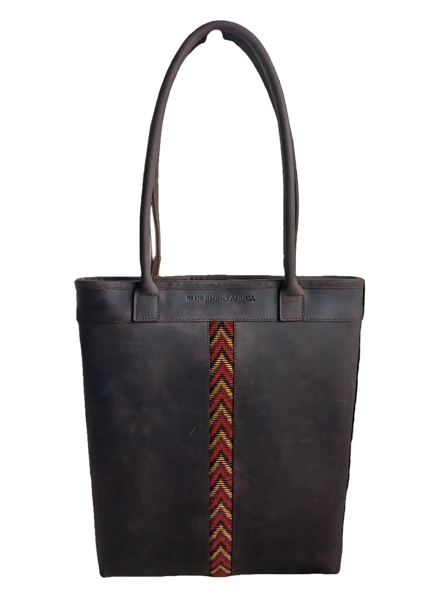 Ladies mocca laptop bag