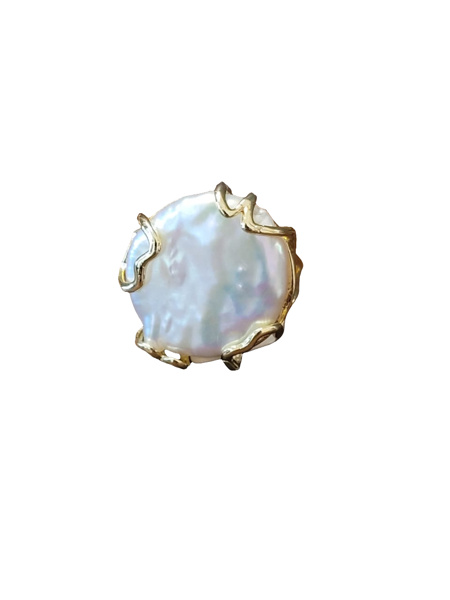 Estones ESR016-Nm Baroque pearl ring