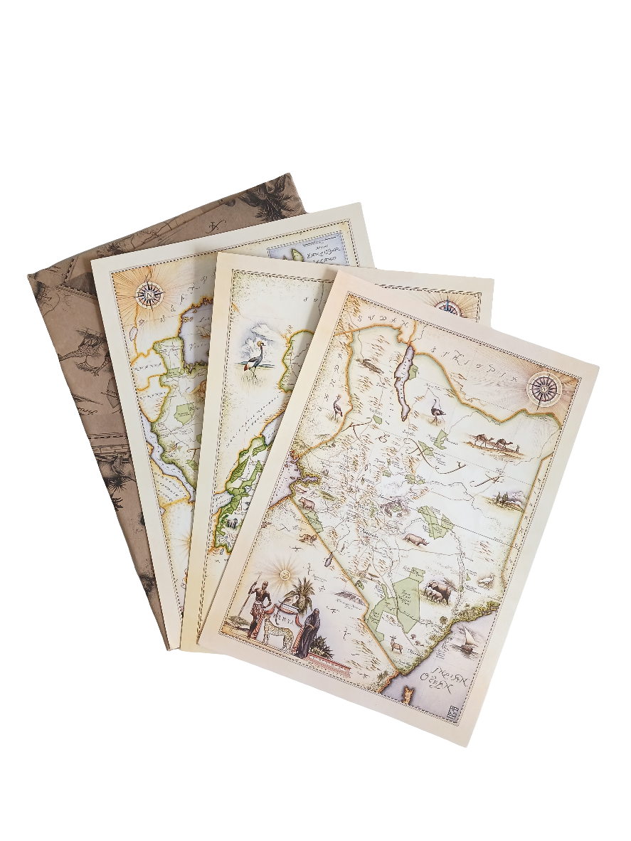 EAST AFRICAN MAP PRINTS DP/3
