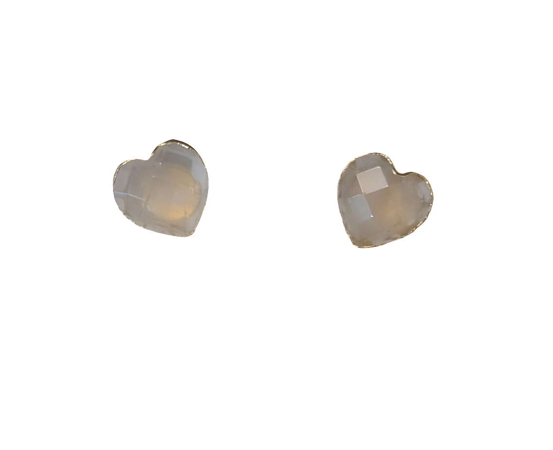 estones ese111 clear quartz earrings