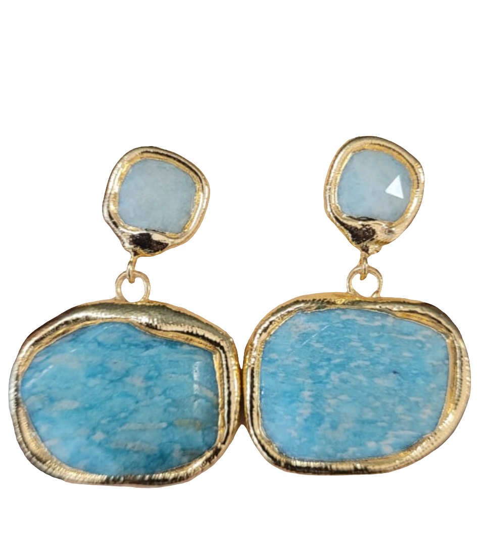 Estones ese088 amazonite earrings