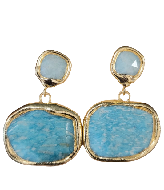 Estones ese088 amazonite earrings