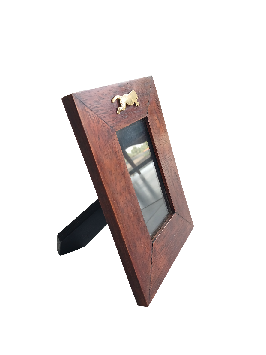 4x6 Wooden Frame with brass