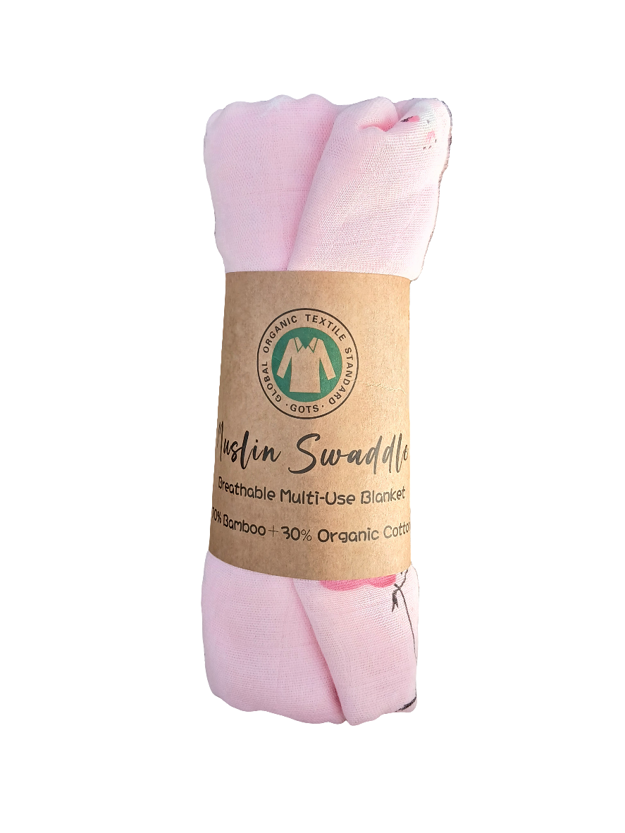 Organic baby swaddle