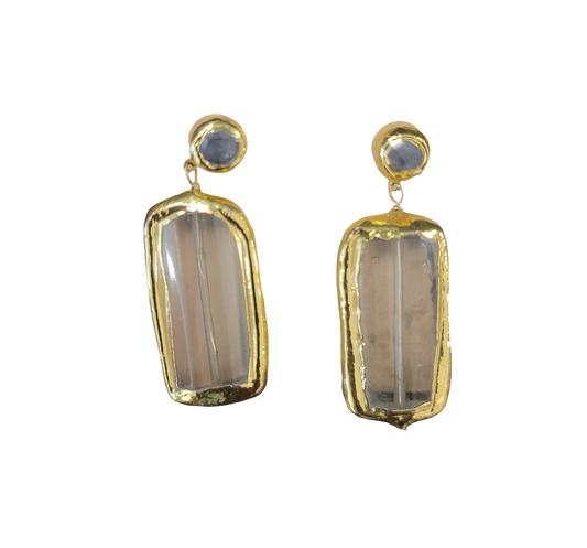 Estones ESE011 Clear quartz earring