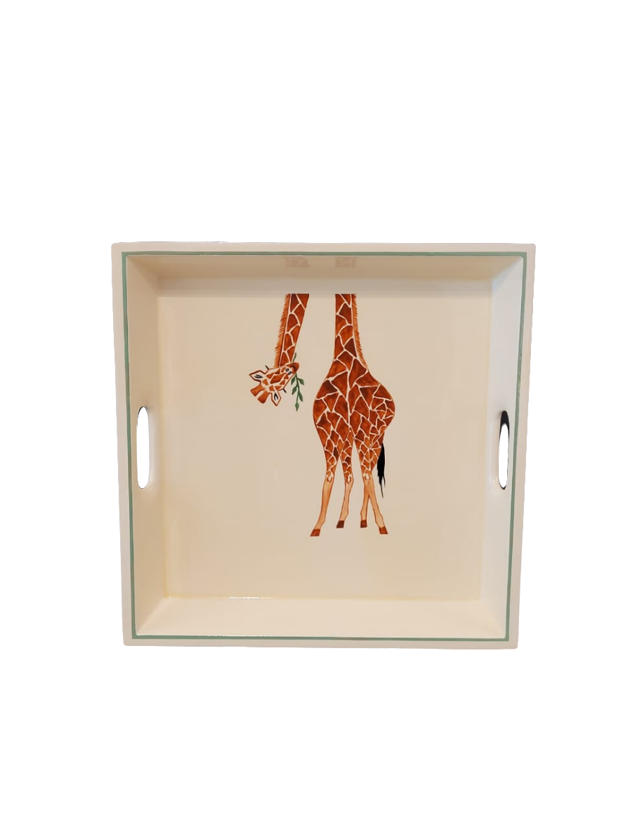 GIRAFFE SQUARE TRAY