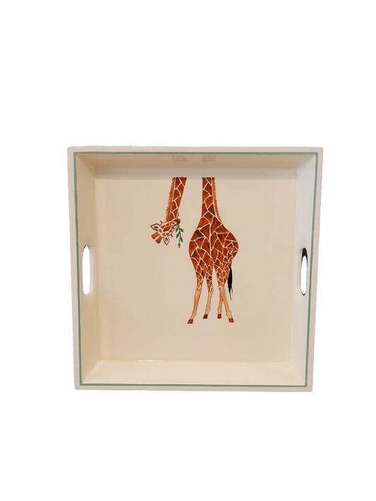 GIRAFFE SQUARE TRAY