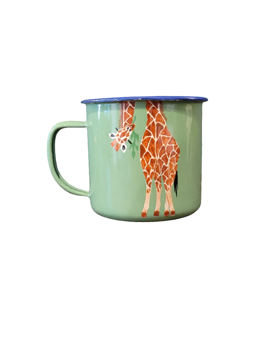 Giraffe mug Green
