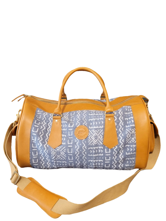 Br Duffel bag (Leather & Mud cloth)