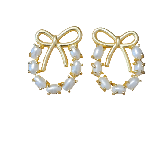 estones ese114 fresh water pearl earrings