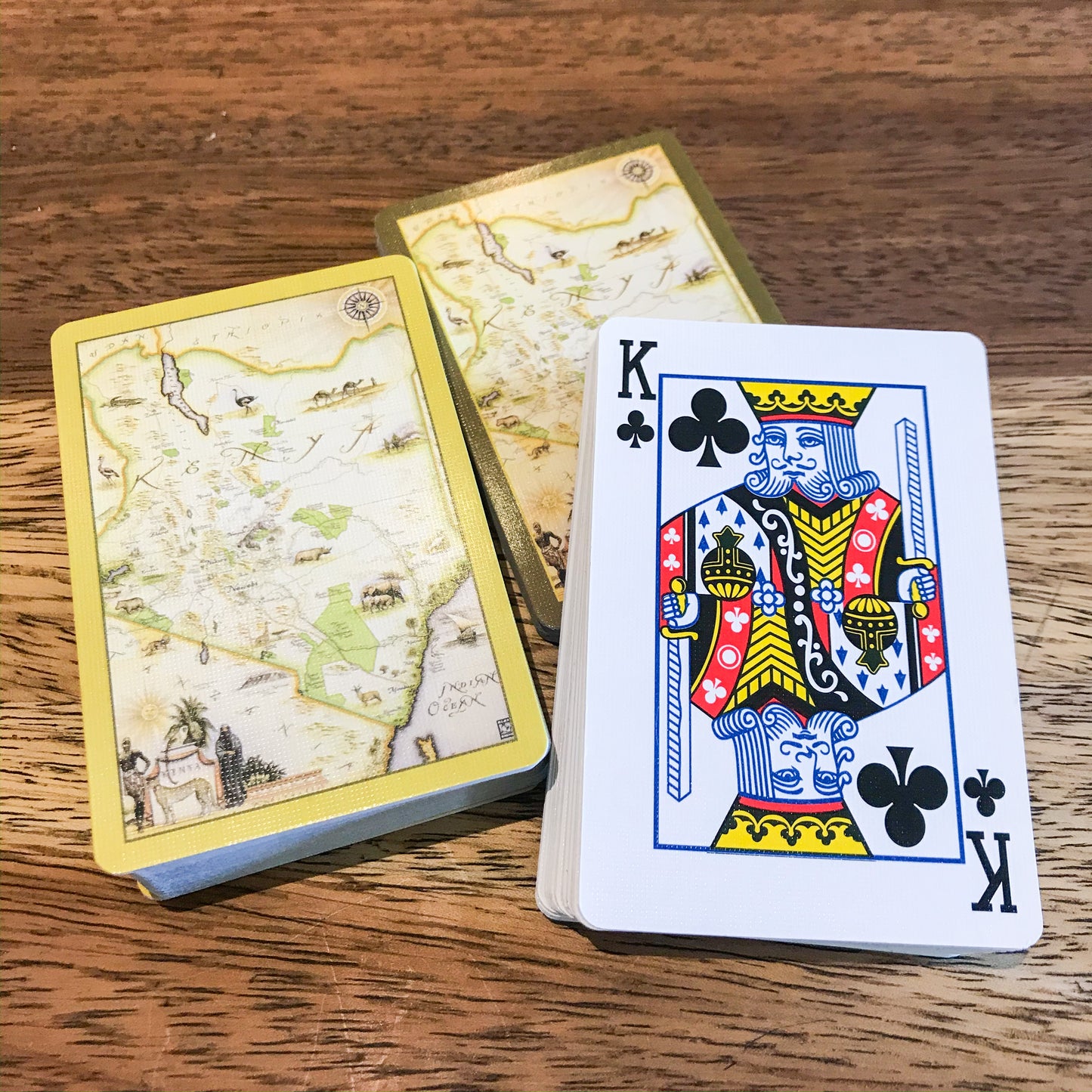 KENYA MAP SINGLE PACK PLAYING CARD