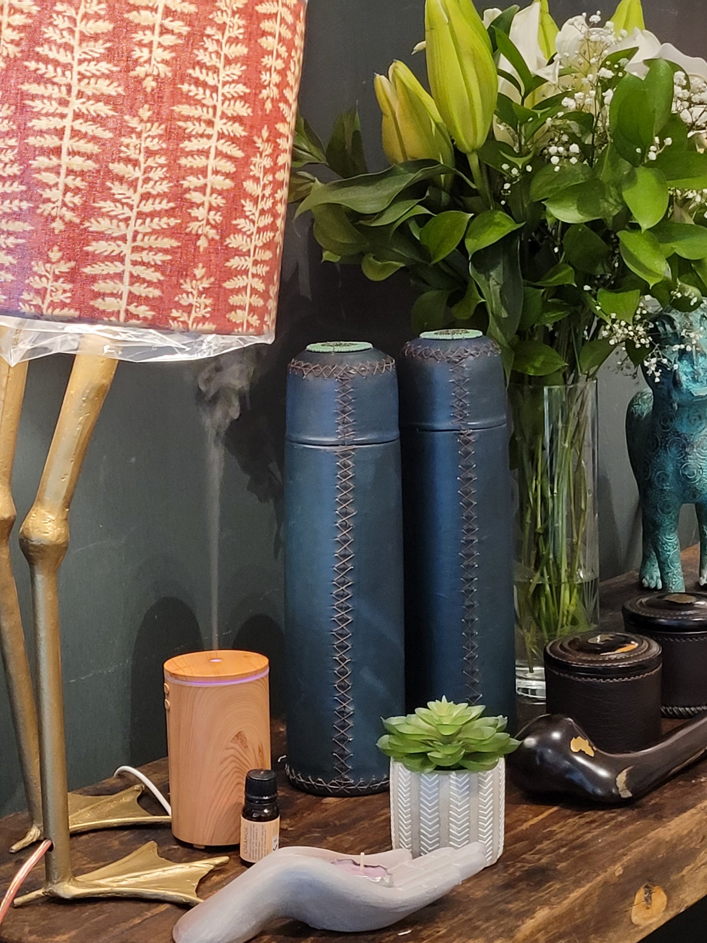 Br Beaded Thermos Forest series