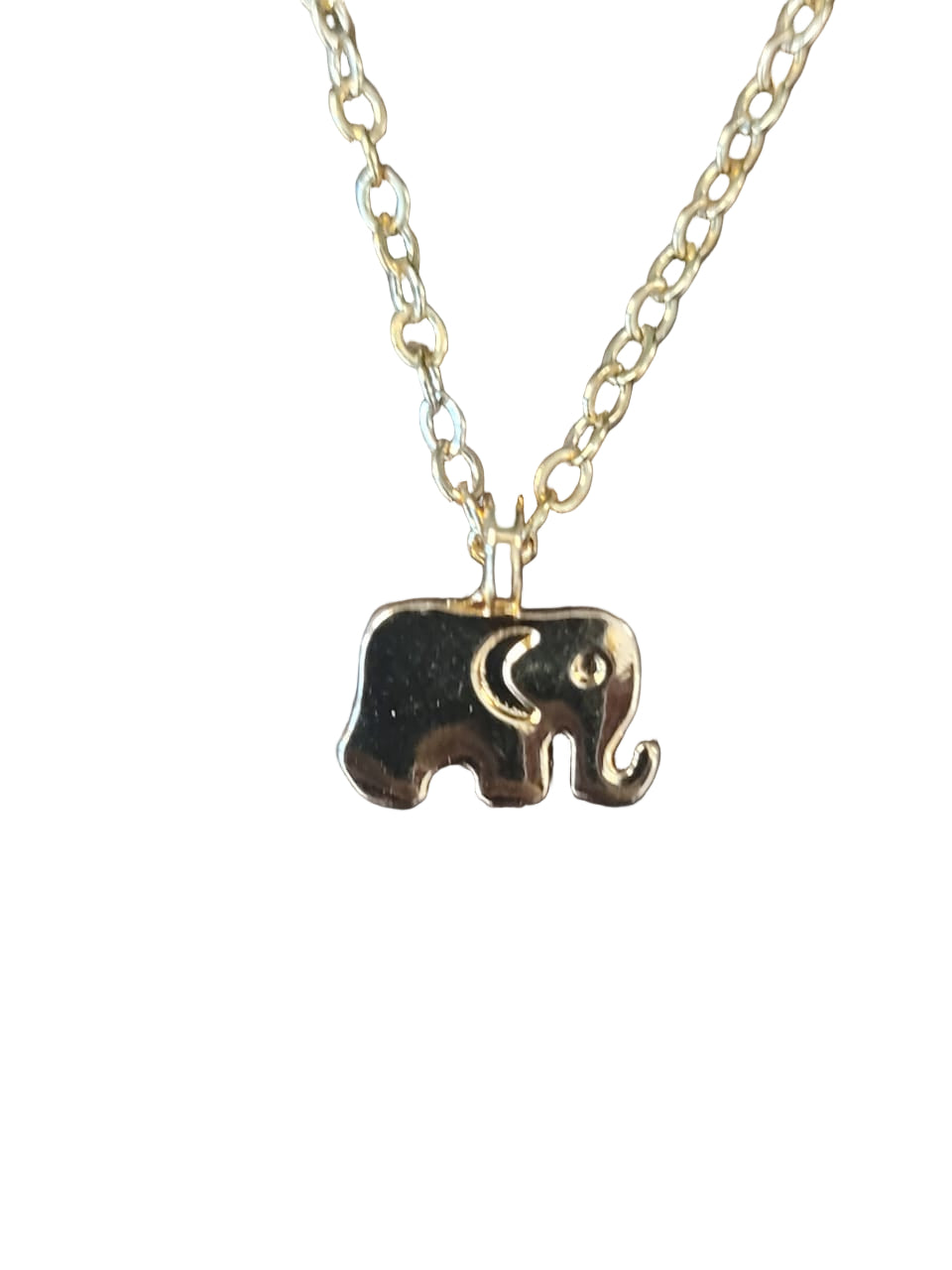 br elephant brass necklace