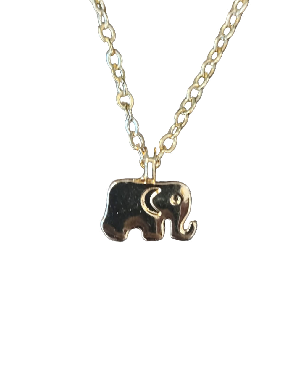 br elephant brass necklace