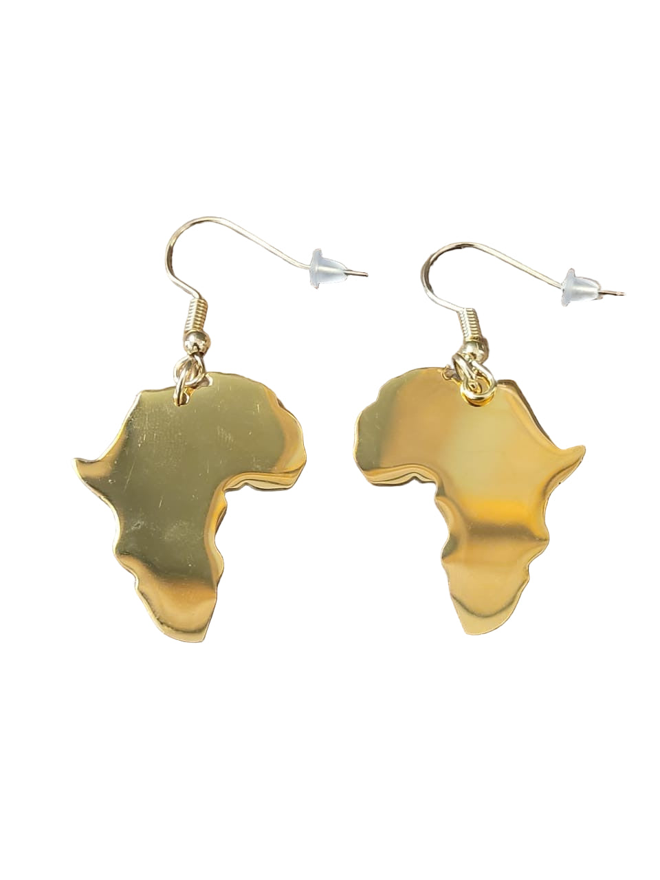 Br Africa brass earrings