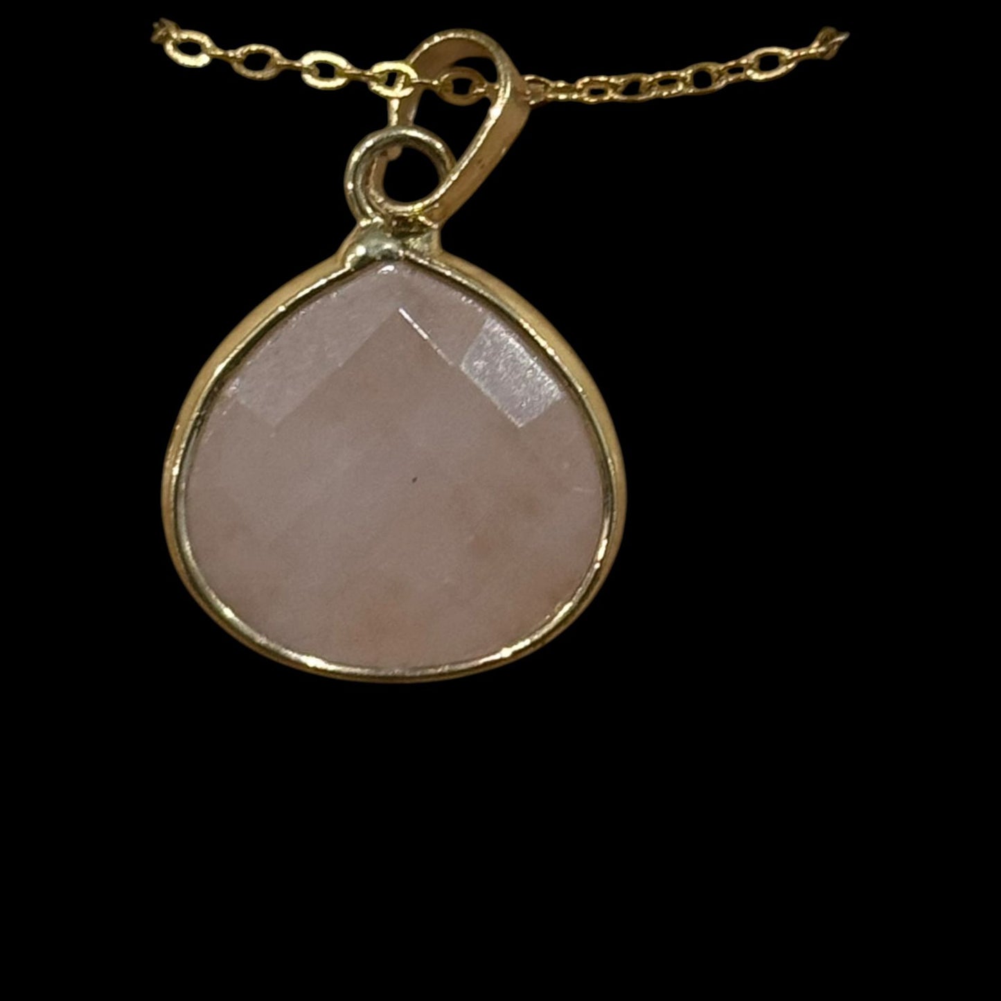 estones esc291 rose quartz pendant