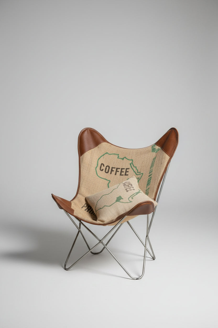 Br coffee sack sling chair