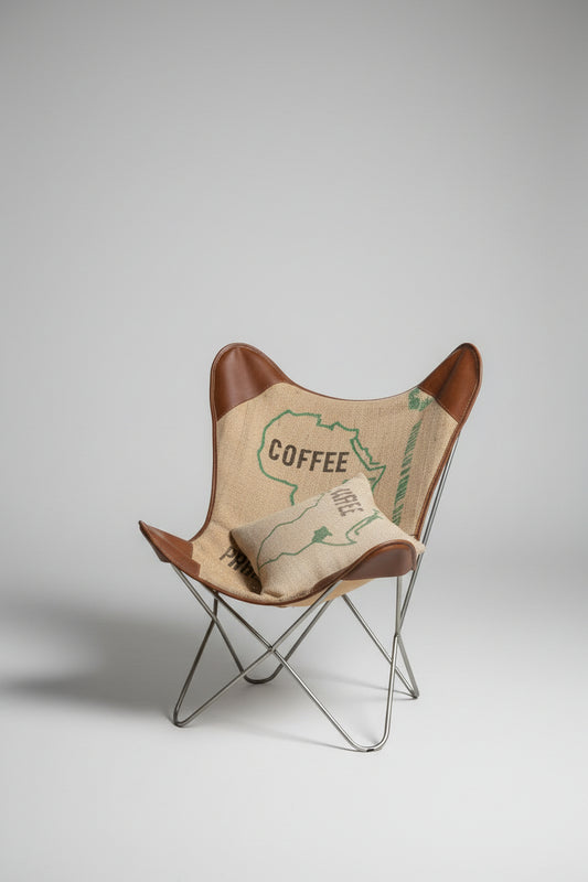 Br coffee sack sling chair