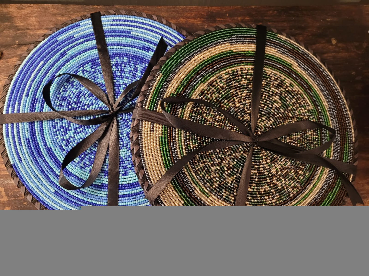 12' beaded placemats (set of 4)