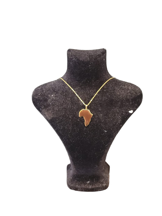 Br Africa brass necklace