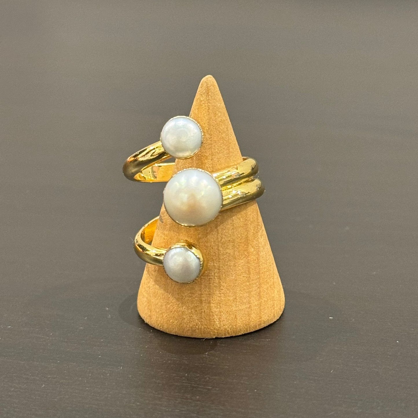 estonnes esr175 baroque pearl ring