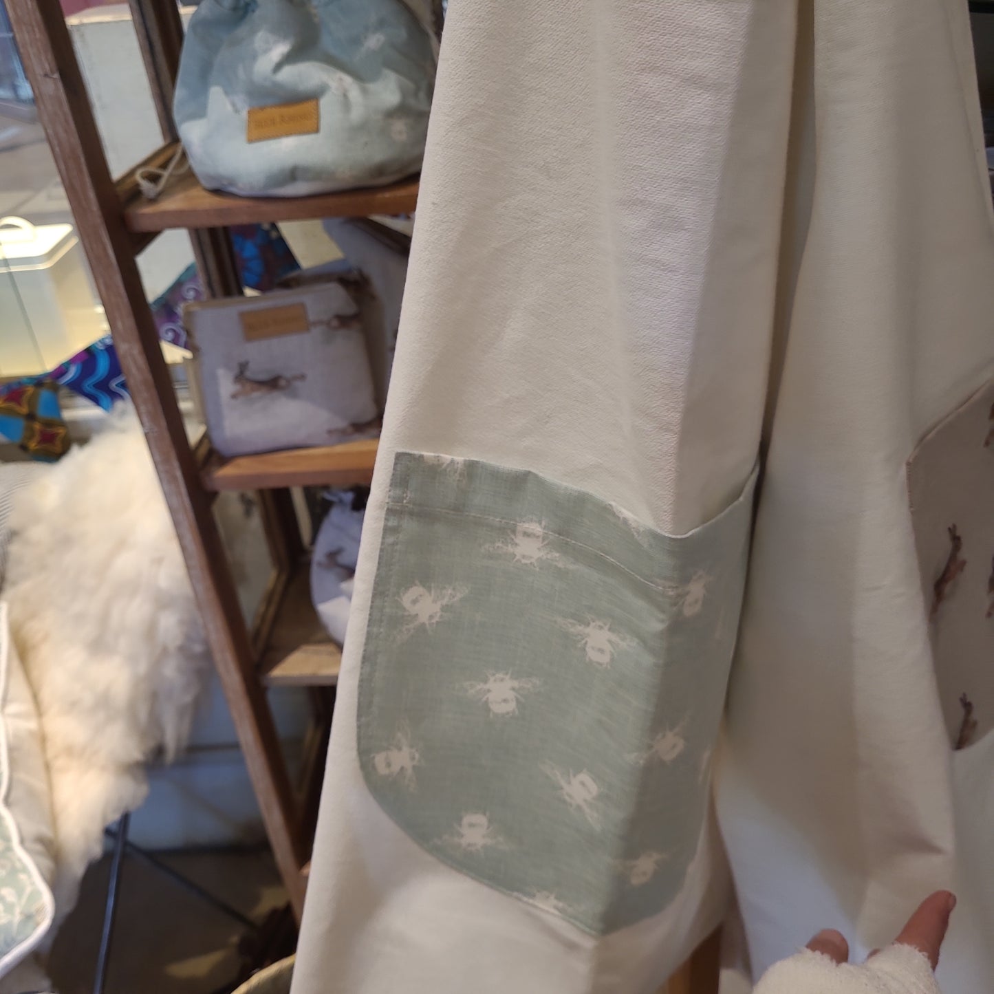Duckegg Blue Bee Apron