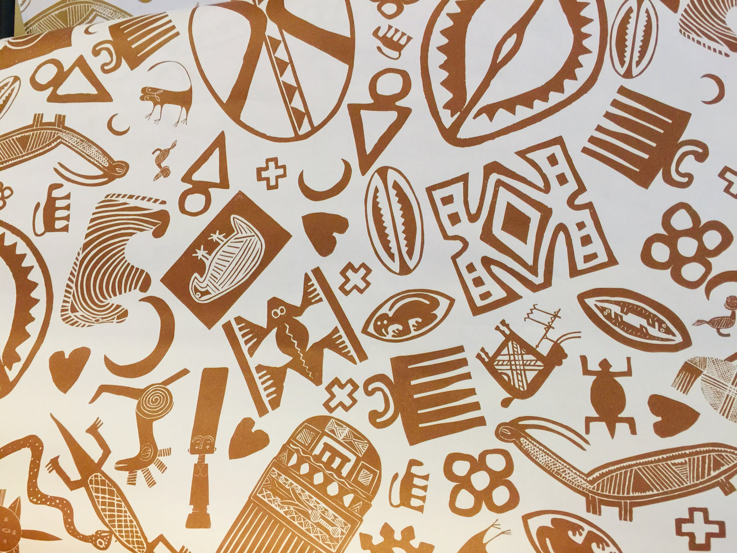AFRICAN ART A1 RUST WPS/1-R