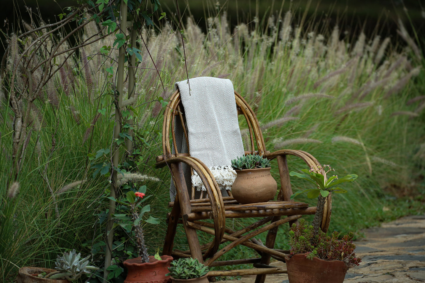 Cozy Grey Throw