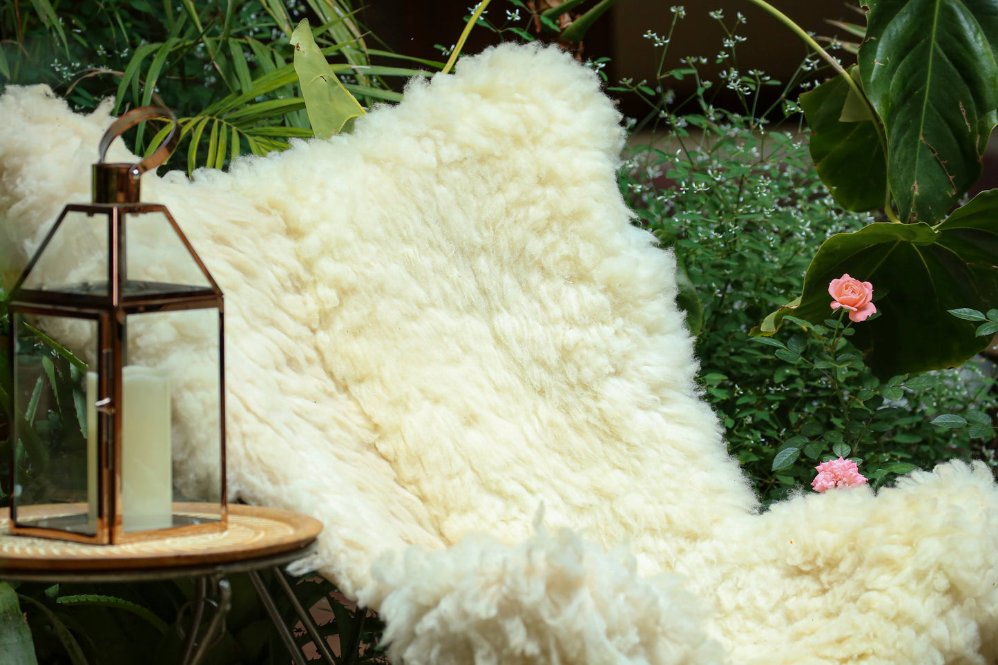 BR Sheepskin Sling Chair