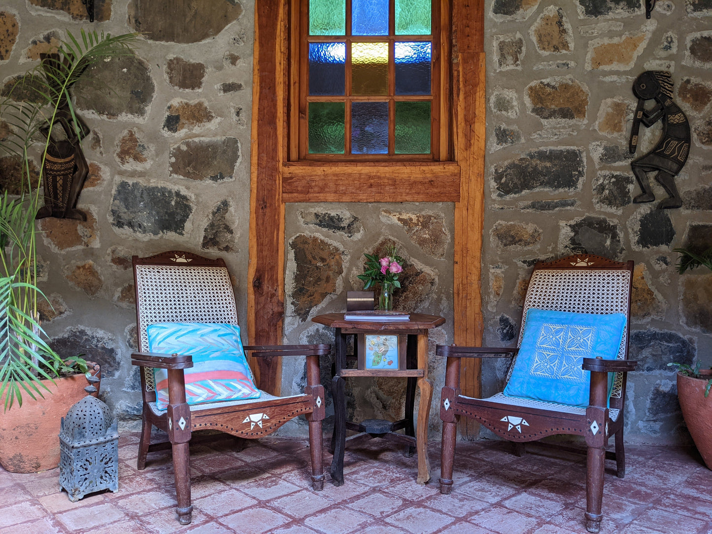 BR LAMU CHAIR BONE INLAY