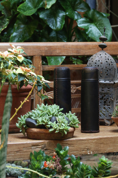 BR Leather Bullet Flask