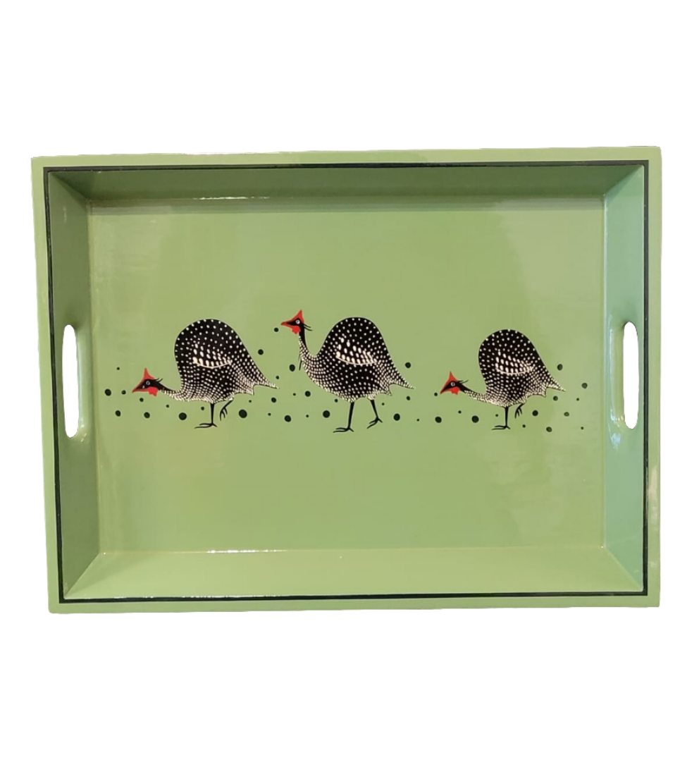 BR GUINEA FOWL TRAY (Rectangle)