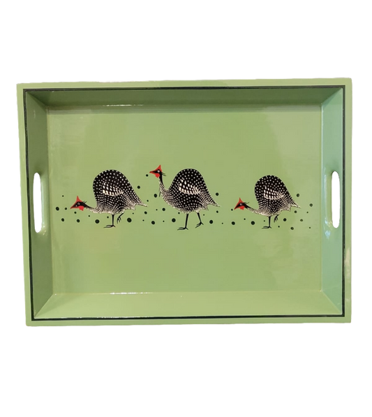 BR GUINEA FOWL TRAY (Rectangle)