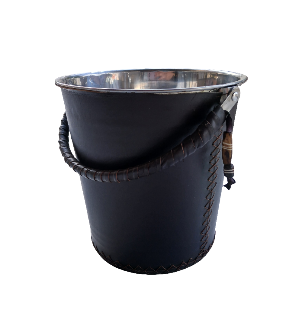 BRF LEATHER WINE BUCKET