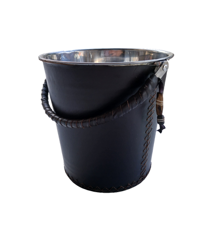 BRF LEATHER WINE BUCKET