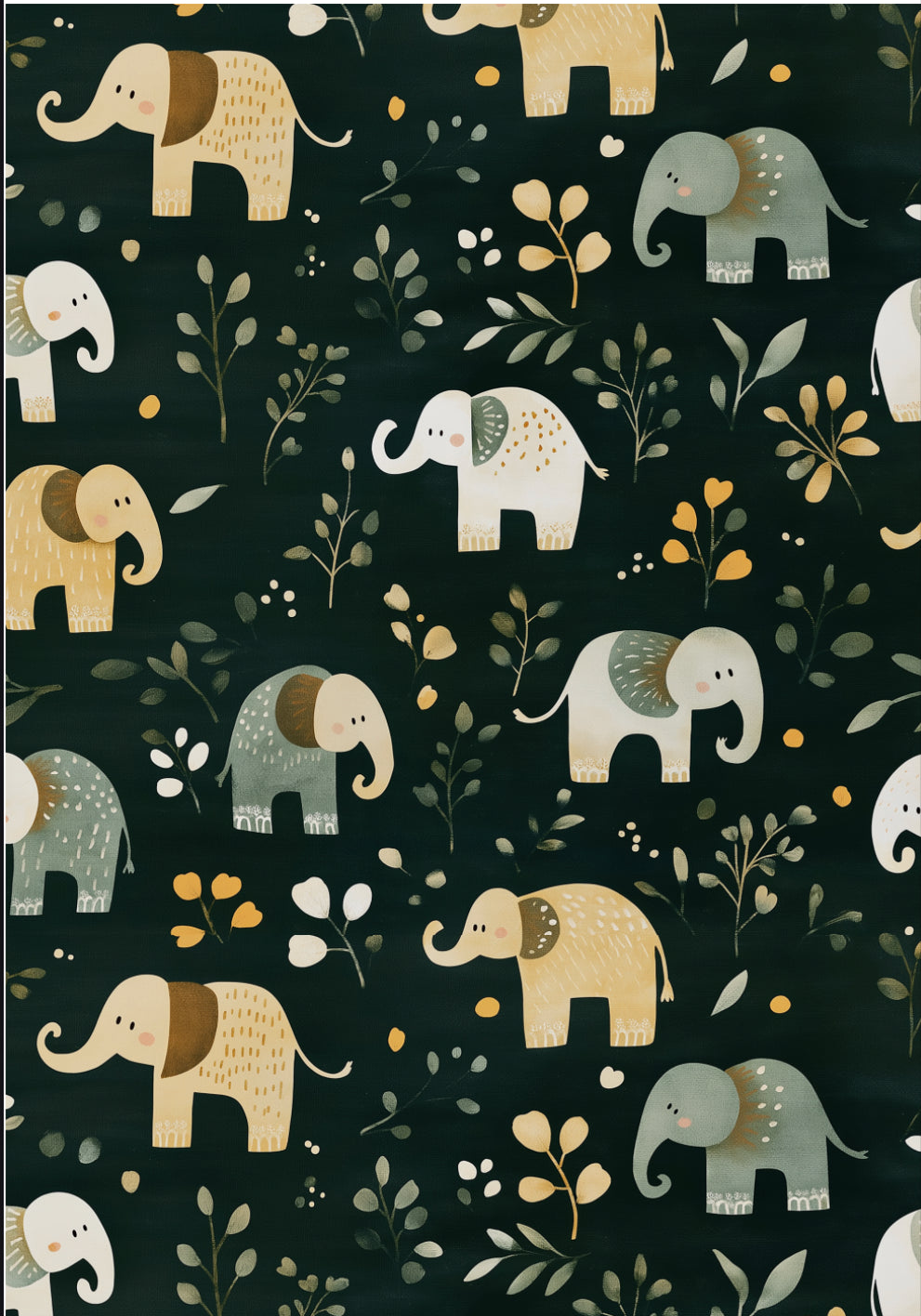 FOREST ELLIES WRAPPING PAPER A1