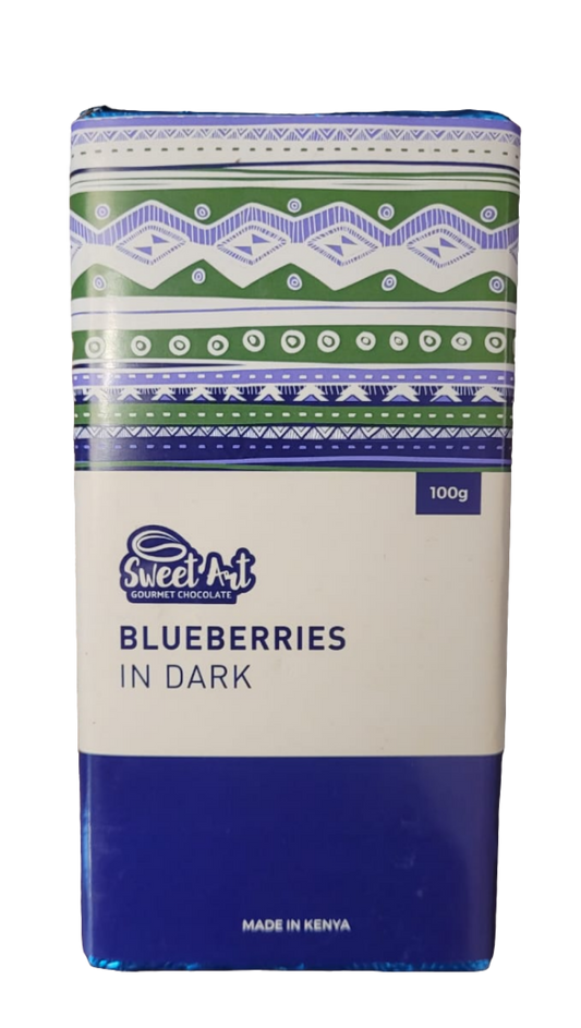 DARK BLUE BERRY CHOCOLATE 100G