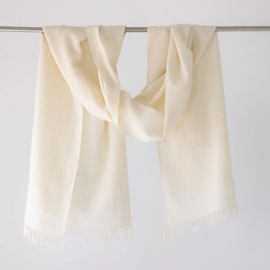 Sabahar Judith white shawl 70*200cm