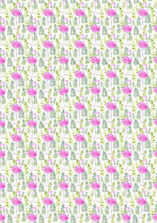 flamingo A1 wrapping paper