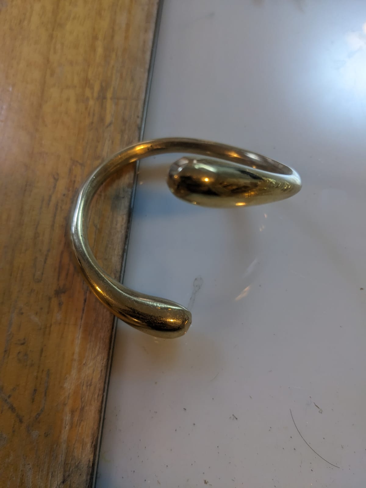 Zawadi brass bangle