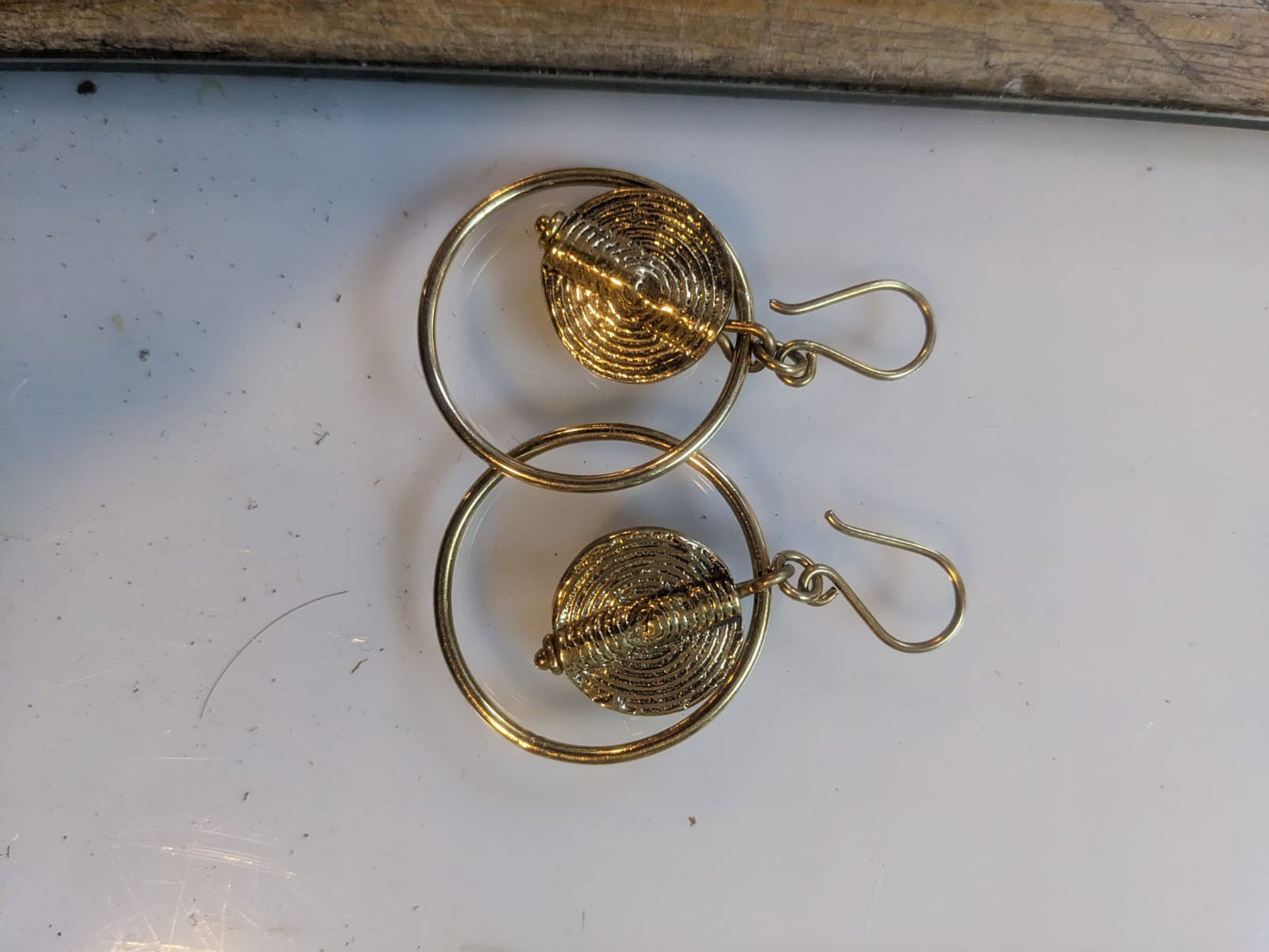Cowrie shell earrings