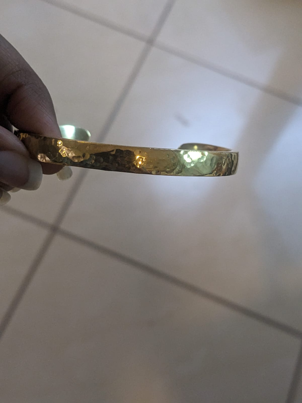 Fahari brass bangle
