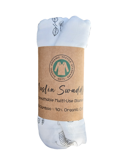 Organic baby swaddle