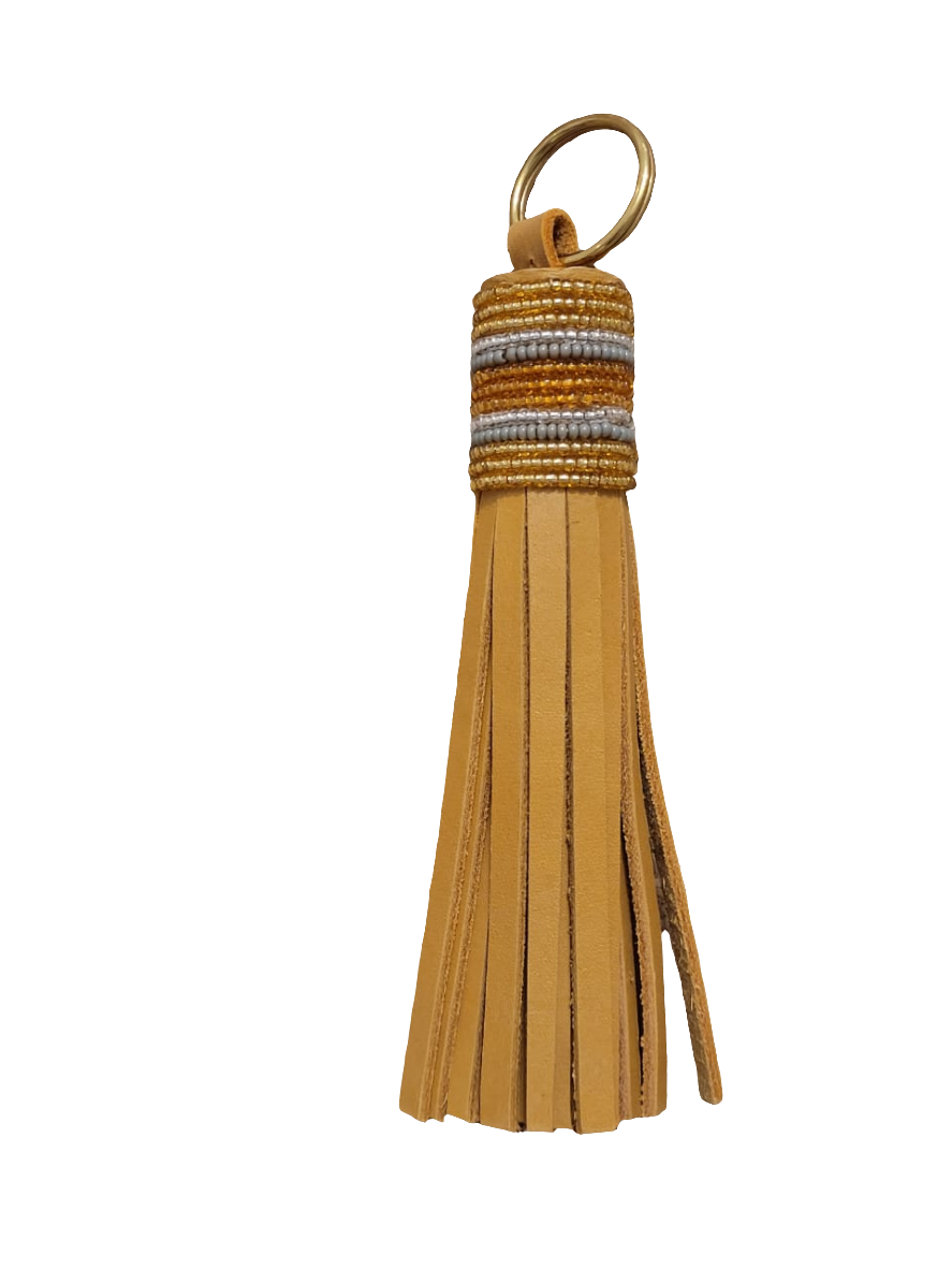 BR BEADED TASSEL KEYRINGS